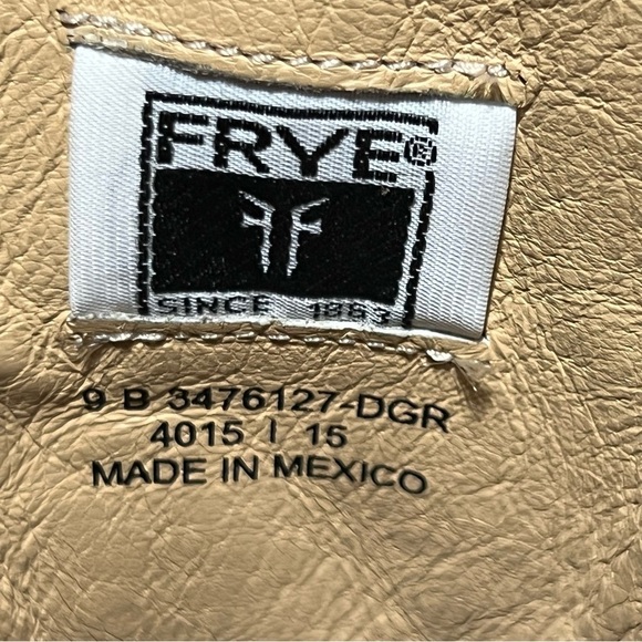 Frye Brown Leather Malorie Tall Heeled Boots - Picture 11 of 11